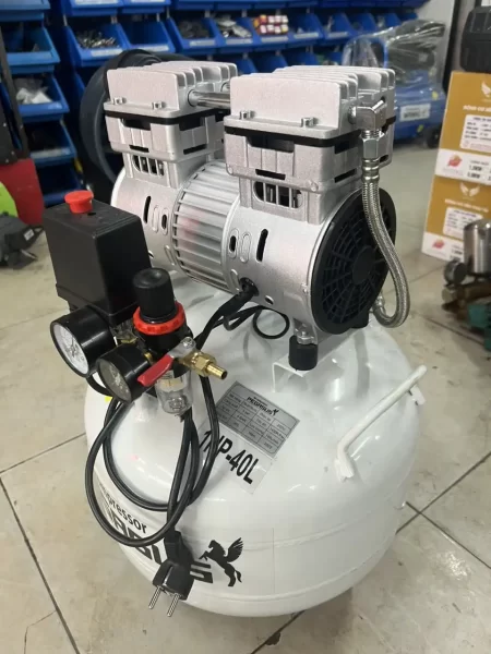Máy nén khí không dầu giảm âm Pegasus TM-OF750-40L 1HP 14 Máy nén khí không dầu giảm âm Pegasus TM-OF750-40L 1HP