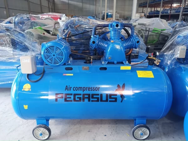 Máy nén khí Pegasus 330l 7.5hp TM-W-0.67/8-330L áp 8kg Máy nén khí Pegasus 330l 7.5hp TM-W-0.67/8-330L áp 8kg