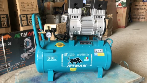 Máy nén khí không dầu 50l 2hp Jetman JM-1600