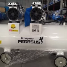 Máy nén khí không dầu Pegasus TM-OF550x2-70L 1.5HP