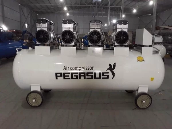 Máy nén khí không dầu sử dụng điện 3 pha Pegasus 500L 6Hp