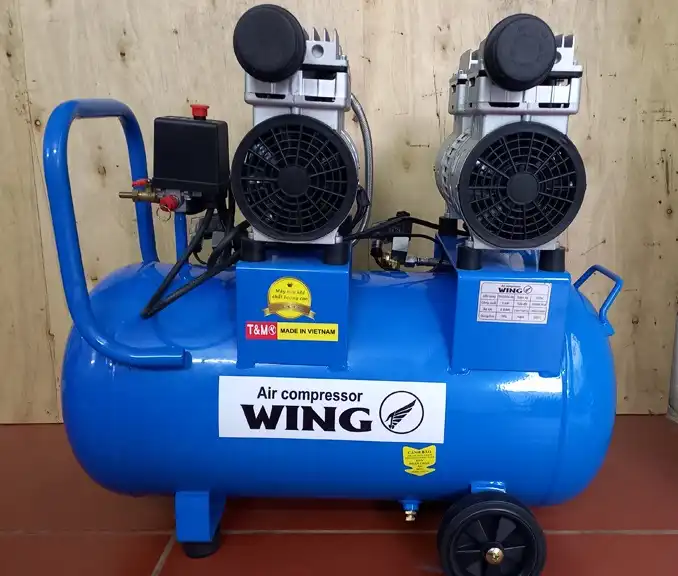 Máy nén khí không dầu 50l 5 may nen khi khong dau wing 10