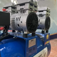 Máy nén khí không dầu Wing TW-OF750X2-50L 2hp 10 Máy nén khí không dầu wing 50l