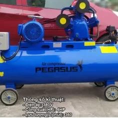 Máy nén khí Pegasus 120L 4HP TM-W-0.36/12.5-120L(380V) 8 Máy nén khí Pegasus 120L 4HP TM-W-0.36/12.5-120L(380V) - Ảnh 3