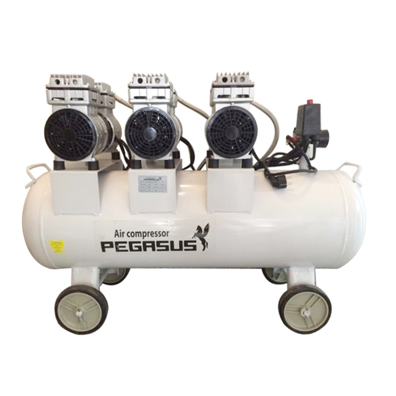 Máy nén khí không dầu 3hp Pegasus TM-OF750x3-120L 1 Máy nén khí không dầu 3hp