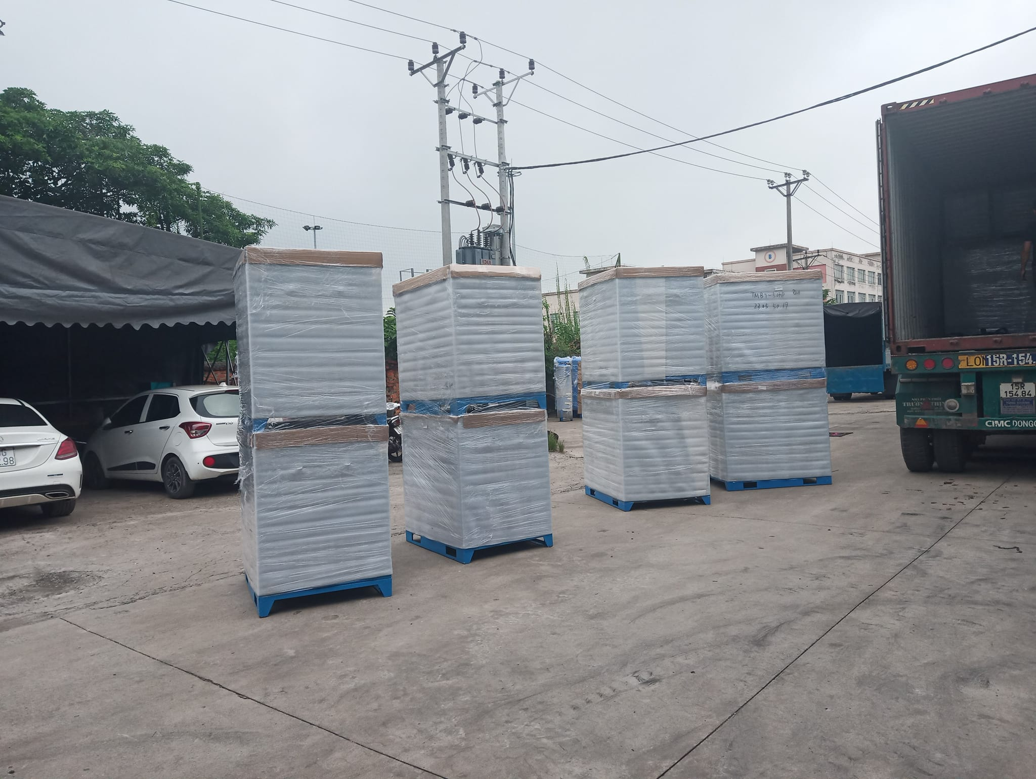 Máy nén khí biến tần Pegasus TMBT 150HP (110kw) Inverter 8 Máy nén khí biến tần