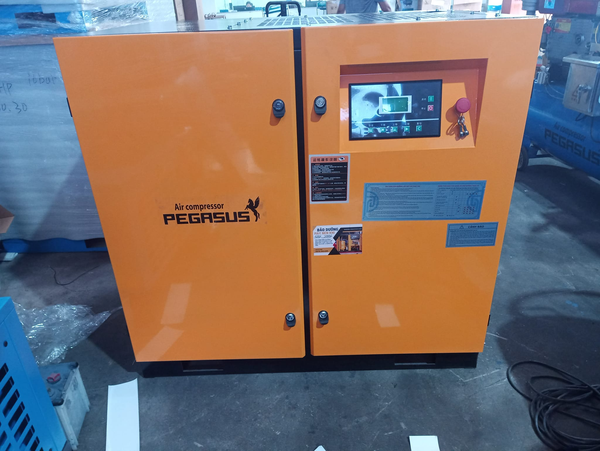 Máy nén khí biến tần Pegasus TMBT 30HP (22kw) Inverter 2 Máy nén khí biến tần Pegasus TMBT 30HP (22kw) Inverter