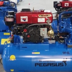 Máy nén khí chạy dầu diesel 10hp Pegasus TM-W-1.0/8-180L