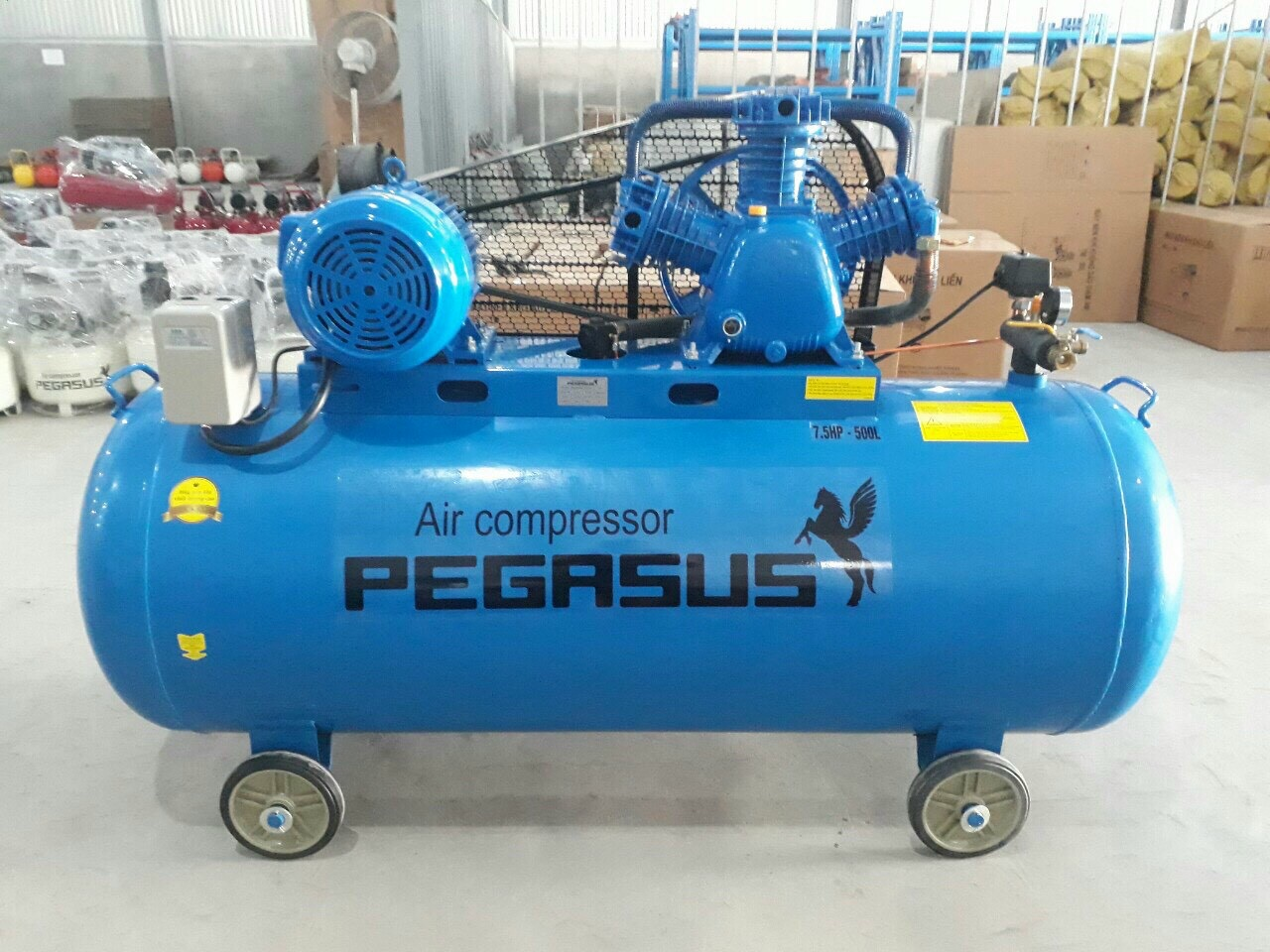Máy nén khí Pegasus 500l 7.5hp TM-W-0.67/12.5-500L 3 Máy nén khí Pegasus 500l 7.5hp TM-W-0.67/12.5-500L