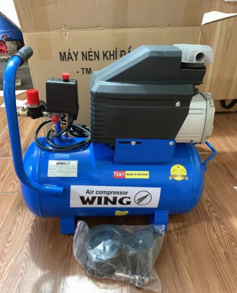 Máy nén khí có dầu 30 lít 2.5hp Wing TM-0.12/8-30L 8 Máy nén khí có dầu 30 lít Wing TM-0.12/8-30L