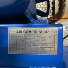 Máy nén khí 10hp 500 lít Aramco W-0.9/8-500L 11 máy nén khí 10hp 500 lít AramcoW-0.9/8-500L