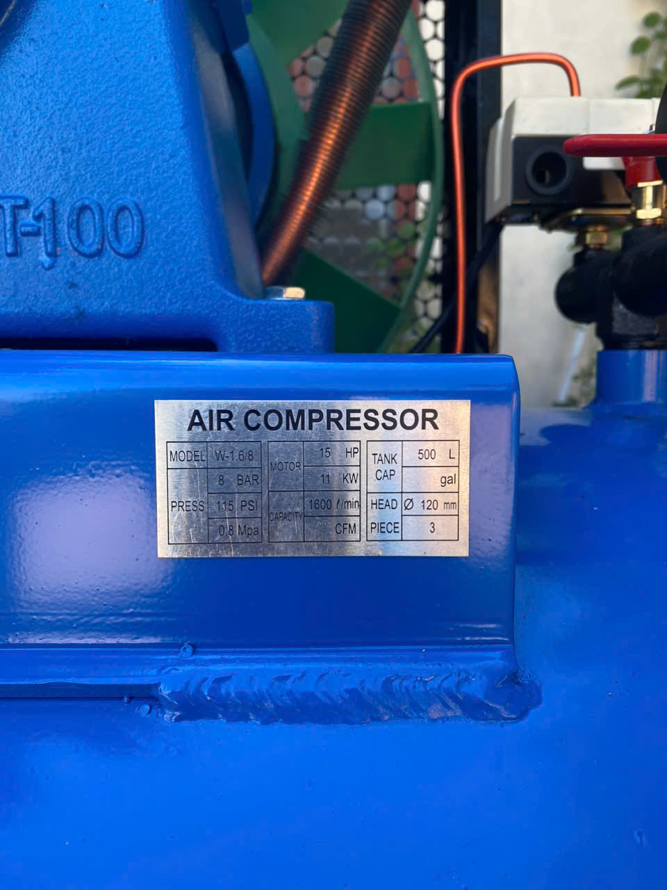 Máy nén khí 15hp (11kw) 500 lít Aramco W-1.6/8-500L 6 Máy nén khí 15hp (11kw) 500 lít Aramco