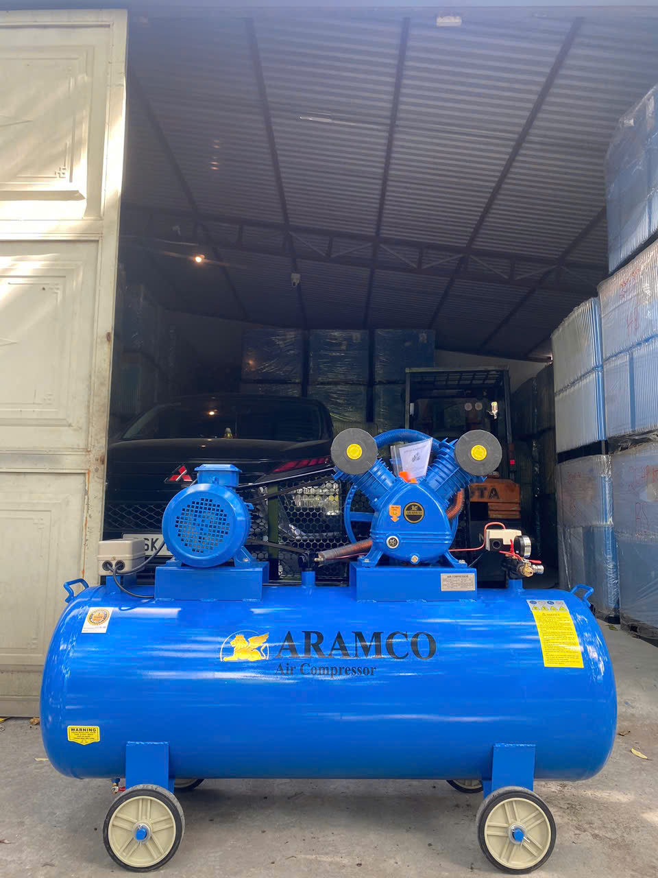 Máy nén khí 300 lít 5.5hp Aramco V-0.6/8 9 Máy nén khí 300 lít Aramco