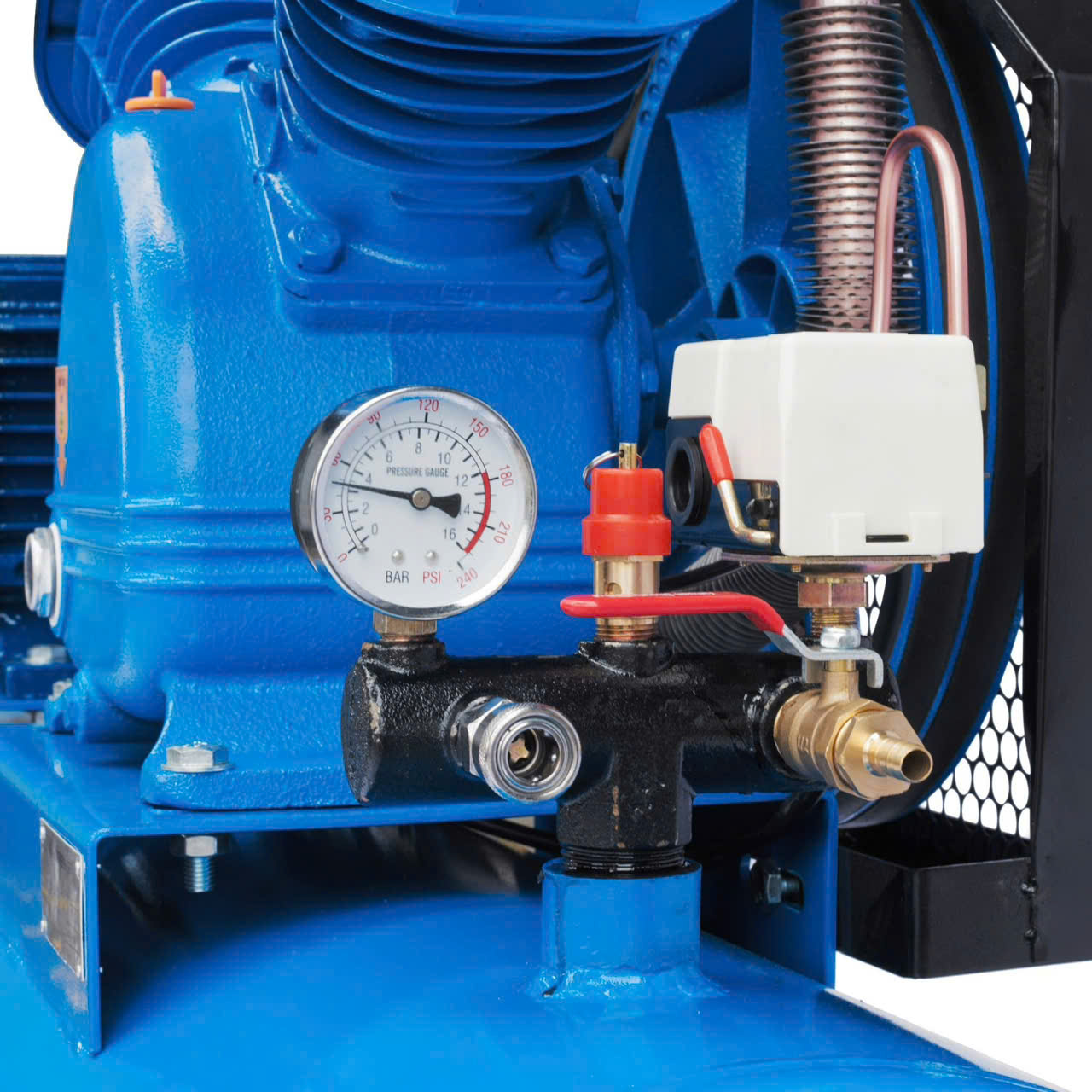 Máy nén khí 300 lít 5.5hp Aramco V-0.6/8 5 Máy nén khí 1 cấp 5.5hp 2 piston Aramco